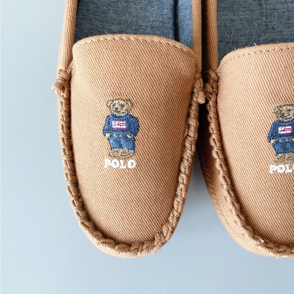 Ralph Lauren Teddy bear slippers size 10 women’s shoes - Picture 5 of 15